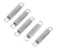 5 Piezas Acero Inoxidable 304 Resortes De Extensión Con Gancho Muelle 80mm, Diámetro Del Cable 2mm, Diámetro Exterior 16mm