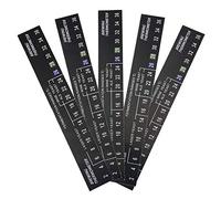 5 Piezas Adhesivas para Termómetro LCD, Tira Pantalla Digital Temperatura Fermentación de 2 a 36 ℃ para Cerveza Vino Casera, Termómetro Etiqueta Engomada para Acuarios, Preparación de Cerveza