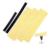 5 Piezas Almohadillas de Repuesto para Aspiradoras, Accesorios de Microfibra de Repuesto, Microfibra para Aspiradora de Ventanas, Rendimiento de Limpieza Eficiente, Para La Limpieza de Ventanas