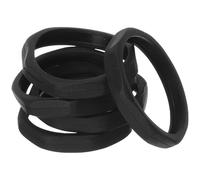 5 Piezas Anillos Antichoque de Silicona y Plástico Negro | Antideslizantes, Portátiles Montaje Rápido, Protegen el Cuerpo, para Técnicos y Djs en Eventos