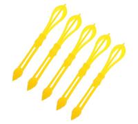 5 Piezas Batidor de Color para Peluquería, Plástico Amarillo | Mezclador de Crema Colorante, Control Preciso y Uso Versátil, Compacto Portátil, para Salón y Casa