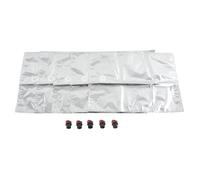 5 Piezas Bib Bag In Box Bolsas para Homebrew Almacenar Vino Jugo Agua Aluminizado 20L con Válvula de Mariposa