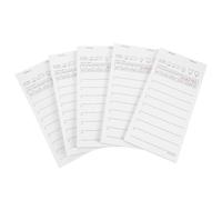 5 Piezas Bloc de Pedidos, Camarera, Papel Blanco, 5 Libros | Formato Profesional, Gestión de Mesas y Comandas, para Bares, Hoteles y Recogida en Mostrador