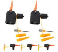5 Piezas Boquilla de Repuesto, Adaptador Dual | Uso Exterior en Ciclismo, Diseño de Auto Cambio, Instalación Fácil, Plástico, Sellado Antfugas