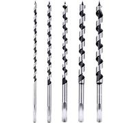 5 piezas brocas de madera 23 cm, juego de brocas de serpiente, broca de barrena con vástago hexagonal, broca de serpiente de madera 6/8/10/12/14mm