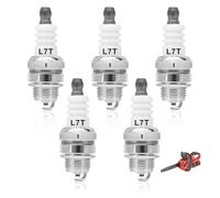 5 Piezas Bujía L7T Universal, Repuesto Compatible Con NGK BPMR7A, B6HS, B4-LM Y Compatible Con Bosch WSR6F, WSR5F, Para Cortacésped, Motosierra, Desbrozadora Y Motores De 2 Tiempos