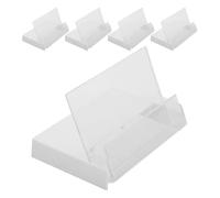 5 Piezas Caja de Casete Vintage de Plástico Ps | Organizador Retro para Cintas y Cristales, Visibilidad Clara, Exterior Liso, Tacto Cómodo