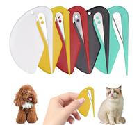 5 Piezas Cat Knotting Comb, Cortador de Nudos para Mascotas, Herramienta de Aseo para Mascotas, Ortador de Nudos Pelo Gato, Peine de Nudo de Perro, Peine para Quitar Nudos de Pelo para Mascotas