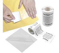 5 Piezas Cinta de Reparación Parches Transparentes TPU Parches Reparación Pegatinas Kit, Impermeable Autoadhesivos Parches para Chaqueta de Plumón, Toldos, Botes y Colchones Inflables