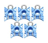 5 Piezas Clip Elevalunas, Clips Reparación Regulador Ventana, Deslizadores de Ventana Compatible con BM E32 E34 E36 E90 E92 E93 Z1 Z3 Z4 51321938884 Compatible con Volo V70 XC70 XC90 (Azul)