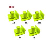 (5 piezas con clavos) 5 paquetes para Ryobi Holder 18V Adaptador de batería Taladro Soporte Base Estuche