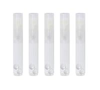 5 piezas/conjunto de marcadores vacíos para defectos ciegos removibles pluma de pintura en blanco rotulador claro recargable para pintura al óleo