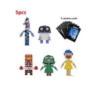 (5 piezas) Conjuntos de bloques de construcción de adentro hacia afuera Modelo Rompecabezas Juguete Interactivo