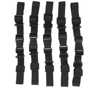 5 Piezas Correa de Esternón Ajustable con Hebilla Rápida | Nylon y Poliéster, Sistema Seguro de Cierre, Estudiantes, Uso Diario y Trail Running