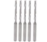5 Piezas Cortador de Fresado, Herramienta de Grabado Acero Tungsteno de 2mm de DiáMetro, Brocas de Enrutador En Espiral, Brocas CNC para Fresadoras de Carpintería, 22mm Longitud de Flauta