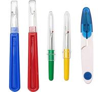 5 piezas cortador de hilo de costura con piezas pequeñas tijeras decoud rápido y corte hilo de costura, kit completo, ideal para decoud rápido, costura y corte de hilo, material de costura