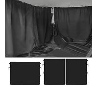 5 Piezas Cortinas Coche Parasol Coche Lateral Cortinas Divisorias de Coche, Fácil instalación, Material Aislante Desmontable, para la Mayoría de Coches, para Viaje, Siesta, Noche, Camping