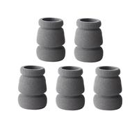 5 Piezas Cubierta de Manija Antichoque de Esponja para Mango, Gris | Muy Flexible y Cómoda al Tacto, para Tiendas de Tatuaje, sobre Empuñadura, Uso Profesional