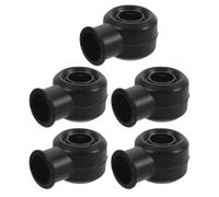 5 Piezas Cubiertas de Goma Atv y Cuatrimoto Negro | Protección contra Polvo y Agua, Evita Pérdida, Instalación Fácil, para Terrenos Fangosos
