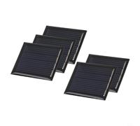 5 piezas de 2 voltios 55 miliamperios para mini módulo de panel solar para aplicaciones de carga a pequeña escala y experimentos científicos
