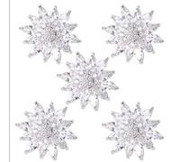 5 piezas de 20 mm de para botones de metal de diamantes de imitación con adornos de aleación de de lazo para joyería de bricolaje, decoración de bodas, kit de botones de repuesto de
