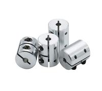 5 piezas de abrazadera de acoplador de eje rígido for impresora 3D T8, tornillo de avance, acoplamiento de servomotor paso a paso D20L25 5x8(D20L25-5X6.35)