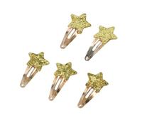 5 piezas de accesorios deslumbrantes para el cabello con lentejuelas centelleantes para niños pequeños, pinzas para el pelo con lentejuelas, forma de corazón, horquillas para el pelo