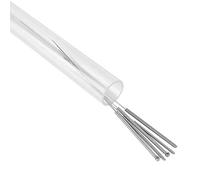 5 Piezas de Agujas de Limpieza de Impresora 3D 0,2 mm 0,3 mm 0,4 mm 0,5 mm 0,6 mm Kit de Agujas de Limpieza para duplicadora, MakerBot, RepRap, Impresora 3D