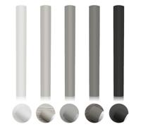 5 piezas de barras de relleno de cera para reparación de madera, crayones para arañazos de madera de blanco claro a gris oscuro negro, barras de reparación de cera multisuperficie para muebles de