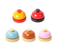 5 Piezas De Campanas De Presentación A Mano, Campanas De Entrenamiento De Mascotas, Campanas De Servicio, Campanas De Mesa De Comedor, Adecuadas Para Restaurantes, Hoteles, Bares Y Cocinas.