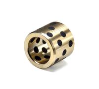 5 piezas de casquillo de cobre autolubricante de latón sin aceite, cojinete de casquillo de latón,5 piezas,14x20x25 mm