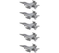 5 Piezas De Caza De Ataque F-18F Super Hornet, Modelo 1/2000-1/350, Modelo De Avión Retro Clásico Basado En Barco, Colección Militar De Recuerdo DIY(1/2000 (7mm))
