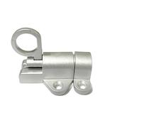 5 piezas de cerradura perno for ventana, puerta, seguridad, anillo tracción, resorte, rebote, pestillo automático, hardware Para Puertas(Silver)