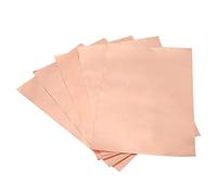 5 Piezas de Cinta de Lámina de Cobre, Lámina de Cobre para Guitarra Cinta de Lámina de Cobre Adhesivo Conductivo Fuerte Hoja de Guía única para Guitarra Blindaje EMI Conexión a Tierra Y Soldable 30x20
