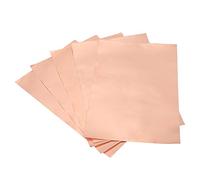 5 Piezas de Cinta de Lámina de Cobre, Lámina de Cobre para Guitarra Cinta de Lámina de Cobre Adhesivo Conductivo Fuerte Hoja de Guía única para Guitarra Blindaje EMI Conexión a Tierra Y Soldable 30x20