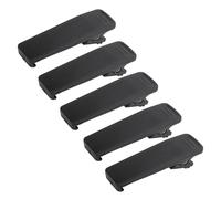 5 piezas de clip de cinturón de repuesto IC-705 ID-52E negro ABS