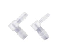 5 piezas de codo reductor de plástico/conector de ángulo recto de PP/conexión cuadrada(12-8mm)