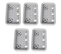 5 piezas de cubierta de almohadilla de vacío para Homag Nanxing CNC centro de mecanizado 125 x 75 x 17 mm goma superior micro-agujero estructura de succión con pestaña de posicionamiento resistente al