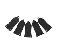 5 Piezas de Cubierta de Varilla de Armadura de 3 Agujeros, Placas de Cubierta de Varilla de Ajuste de Cuello de Plástico para bajo de Guitarra Eléctrica, Placas de Cubierta de