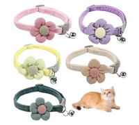 5 Piezas De Cuello De Mascotas Lindo, Collar De Flores Creativo, Collar De Gato, Gato De Mascotas.