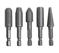 5 piezas de de acero rotativa, broca de madera, rebabas, molienda de metal, lijado ranurado, grabado, fresado, herramienta de pulido, varilla de extensión, rebabas de eliminación de óxido