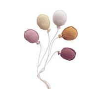 5 piezas de decoración de fondo de cumpleaños de bebé con forma de globo para recién nacido, accesorios de fotografía de tela simple, colgante de globo de estudio