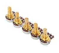 5 piezas de eje corto A500K mini potenciómetro ollas para guitarra eléctrica bajo