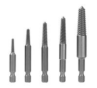 5 piezas de extractores de tornillo hexagonal roto dañado extractor de tornillo roto removedor de perno conjunto de herramientas