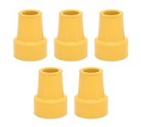 5 Piezas de Goma Inferior de Bastón, Puntas de Bastón de un Solo ángulo, Puntas de Bastón de Repuesto de 3/4 Pulgadas para Muletas Y Bastones, Puntas de Muleta Y Punta de Bastón, Almohadilla de Goma P