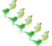 5 piezas de juguete interactivo para gatos con diseño de pájaro volador montado en la puerta, accesorio de juguete interactivo eléctrico para gatos