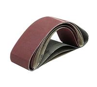 5 piezas de lijado almohadillas para lijadora de banda o cintas abrasivas, 100 mm x 915 mm 320 #
