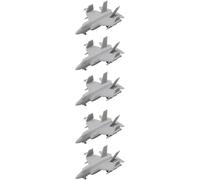 5 Piezas De Modelo Militar De Avión De ala Plegable F-35C Lightning II Stealth Fighter, Avión De A Bordo Simulado, Escala 1/2000-1/350, Modelo DIY(1/350 (44mm))