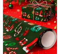 5 piezas de papel de regalo divertido edición 67 - Papel de regalo de memes para Navidad 6 7, papel de regalo único de pudrición cerebral Gen A, rollo de papel de envoltura de memes vintage seis siete