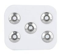 5 piezas de pedalier de aleación de aluminio, perno de placa única, tornillo de brazo de manivela, accesorio de bicicleta (versión normal)